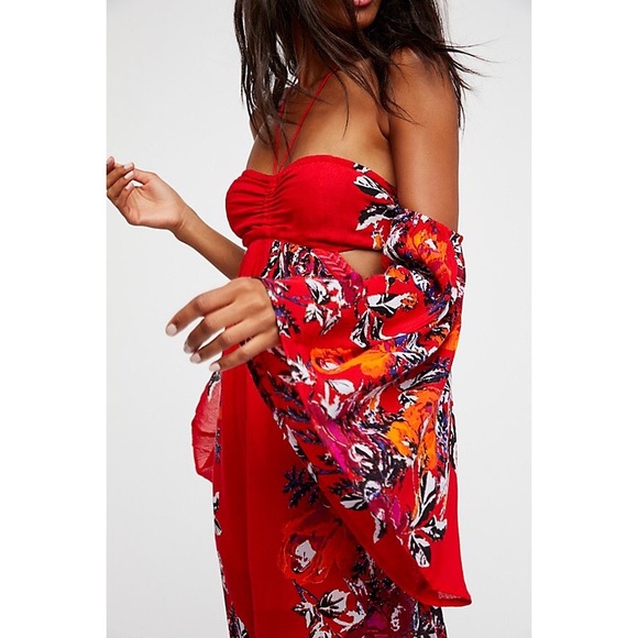 Free People Falling Flowers Jumpsuit - Picture 4 of 4